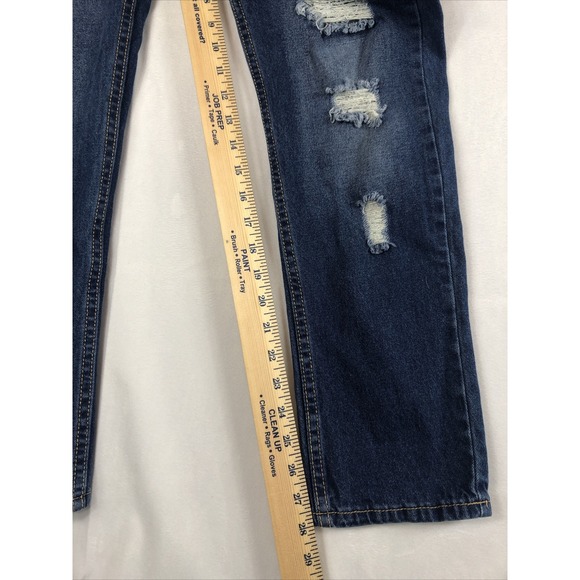 American Blue Premium Juniors Size 11 Denim Ripped Distressed Jeans - Picture 11 of 12